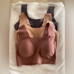 THREE Victoria’s Secret No Show Bralette